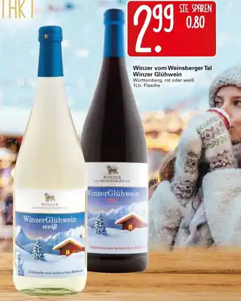 WEZ Winzer vom Weinsberger Tal Winzer Glühwein 1L Angebot