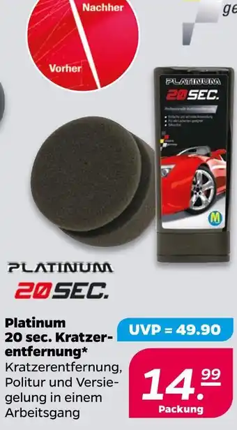 NETTO Platinum 20 sec. kratzerentfernung Angebot