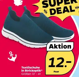 NETTO Textilschuhe in strickoptik Angebot