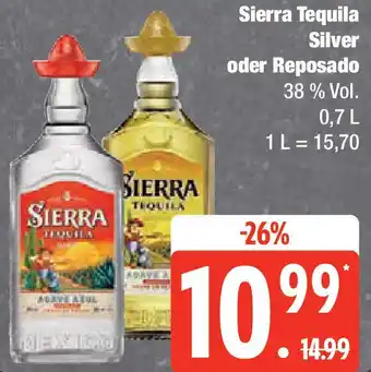 Edeka Sierra Tequila Silver oder Reposado Angebot