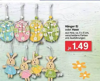 Famila Nord West Hänger Ei oder Hase Angebot