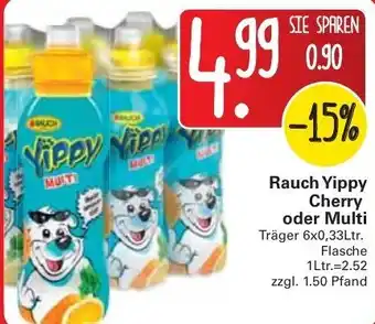 WEZ Rauch Yippy Cherry oder Multi 6x0,33L Angebot