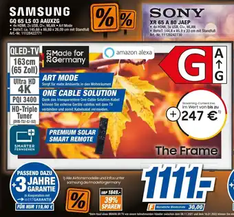 expert Techno Land Samsung GQ 65 LS 03 AAUXZG Angebot