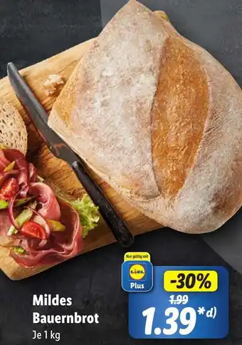 Lidl Mildes Bauernbrot Angebot