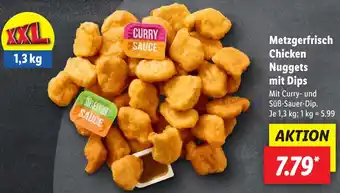 Lidl Metzgerfrisch Chicken Nuggets mit Dips Angebot