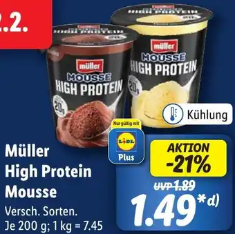 Lidl Müller High Protein Mousse Angebot