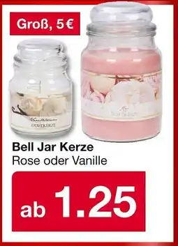 Woolworth Bell Jar Kerze Angebot