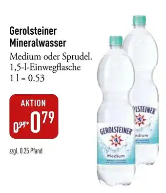 Galeria Markthalle Gerolsteiner Mineralwasser Angebot