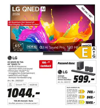 MediaMarkt Lg qned tv Angebot