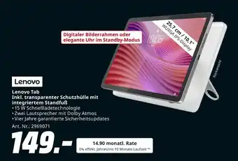 MediaMarkt Lenovo tab Angebot