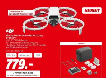 MediaMarkt Dji flip fly more combo (dji rc 2) (gl) drohne Angebot