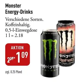 Galeria Markthalle Monster Energy-Drinks Angebot