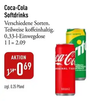 Galeria Markthalle Coca-Cola Softdrinks Angebot