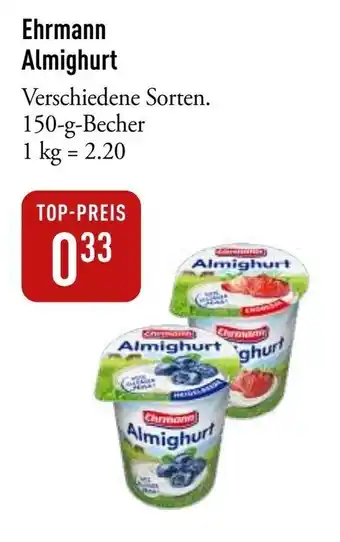 Galeria Markthalle Ehrmann Almighurt Angebot