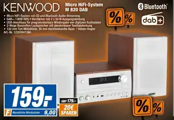 expert Techno Land Kenwood Micro HiFi System M 820 DAB Angebot