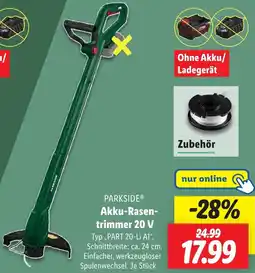 Lidl PARKSIDE Akku-Rasentrimmer 20 V Angebot