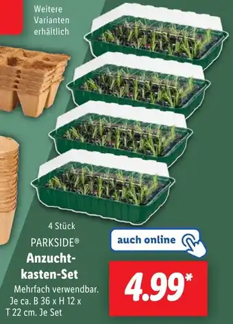 Lidl PARKSIDE Anzuchtkasten-Set Angebot