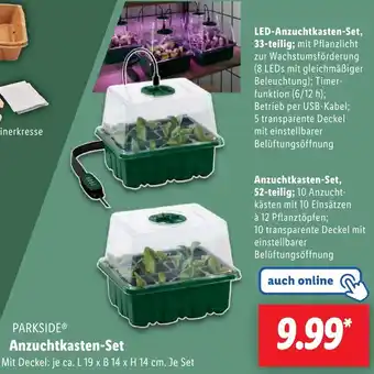 Lidl PARKSIDE Anzuchtkasten-Set Angebot