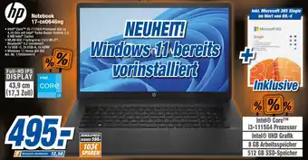 expert Techno Land HP Notebook 17-cn0646ng Angebot