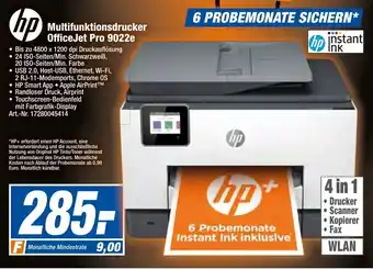 expert Techno Land hp Multifunktionsdrucker OfficeJet Pro 9022e Angebot