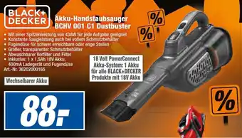 expert Techno Land Black+Decker Akku Handstaubsauger BCHV 001 C1 Dustbuster Angebot