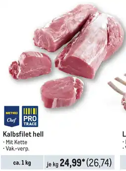 METRO Kalbsfilet hell Angebot