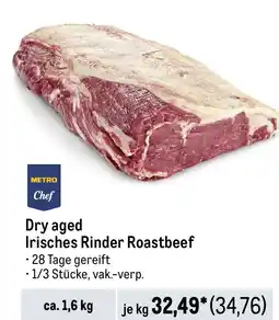 METRO METRO Chef Dry aged Irisches Rinder Roastbeef Angebot