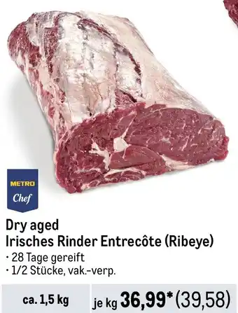 METRO METRO Chef Dry aged Irisches Rinder Entrecôte (Ribeye) Angebot