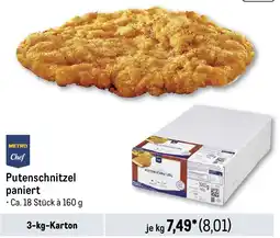 METRO METRO Chef Putenschnitzel paniert Angebot