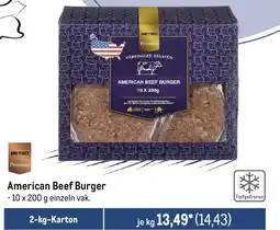 METRO METRO Premium American Beef Burger Angebot