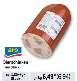 METRO aro Bierschinken Am Stück Angebot