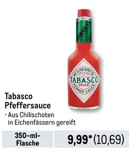 METRO Tabasco Pfeffersauce Angebot