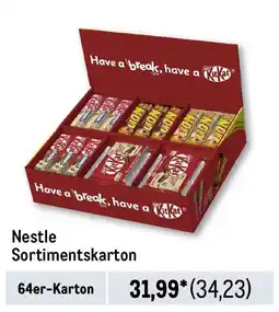 METRO Nestle Sortimentskarton Angebot