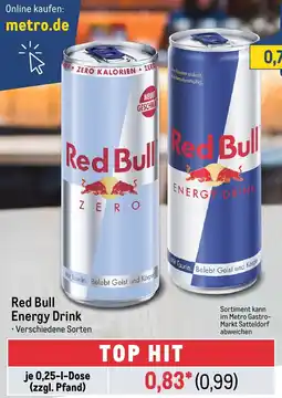 METRO Red Bull Energy Drink Angebot