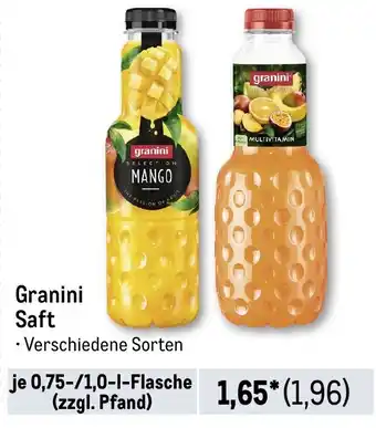 METRO Granini Saft Angebot