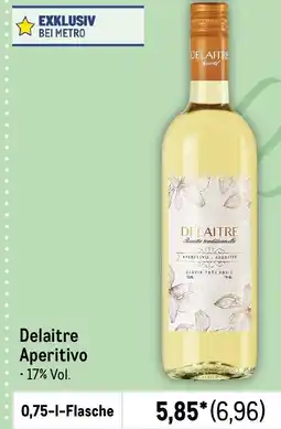 METRO Delaitre Aperitivo Angebot