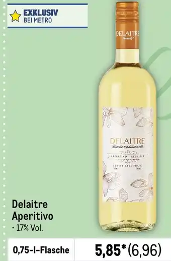 METRO Delaitre Aperitivo Angebot