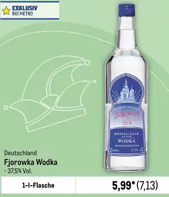 METRO Fjorowka Wodka Angebot