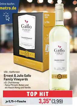 METRO Ernest & Julio Gallo Family Vineyards z.B.: Chardonnay Angebot