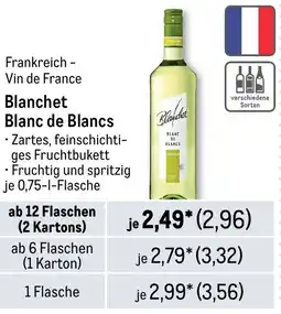 METRO Blanchet Blanc de Blancs Angebot