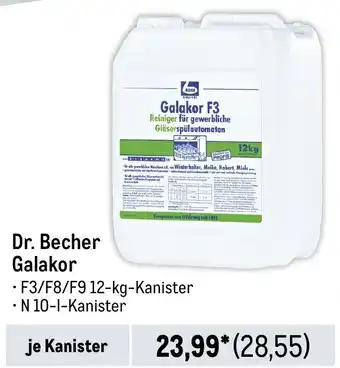 METRO Dr. Becher Galakor Angebot