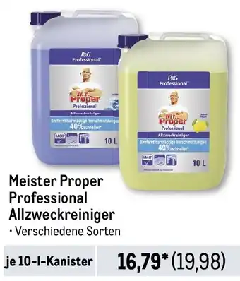 METRO Meister Proper Professional Allzweckreiniger Angebot