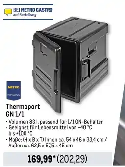 METRO METRO PROFESSIONAL Thermoport GN1/1 Angebot