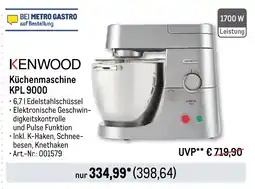 METRO KENWOOD Küchenmaschine KPL 9000 Angebot