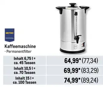 METRO METRO PROFESSIONAL Kaffeemaschine Angebot