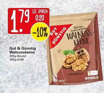 WEZ Gut & Günstig Walnusskerne 200g Angebot