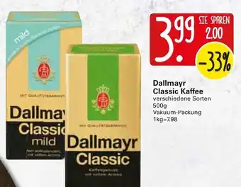 WEZ Dallmayr Classic Kaffee 500g Angebot