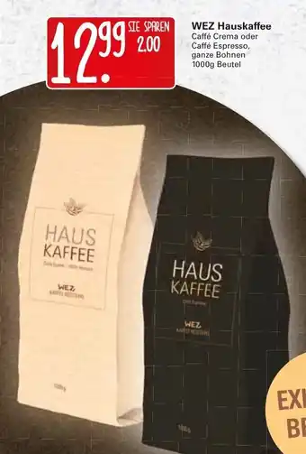 WEZ WEZ Hauskaffee 1000g Angebot