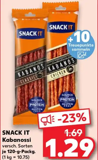 Kaufland SNACK IT Kabanossi Angebot