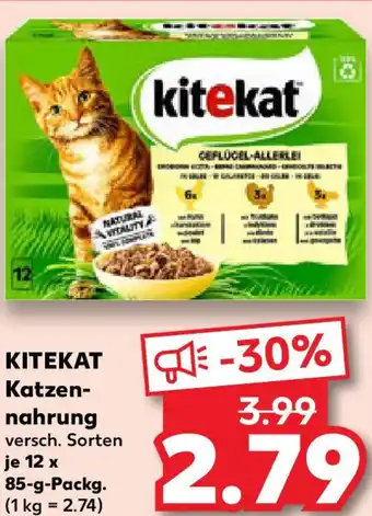 Kaufland KITEKAT Katzen- nahrung Angebot